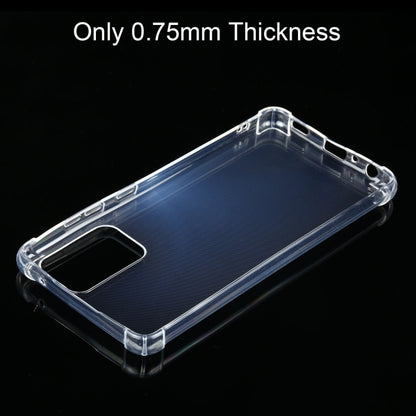 For Samsung Galaxy A72 5G / 4G Four-Corner Shockproof Ultra-thin TPU Case(Transparent) by buy2fix