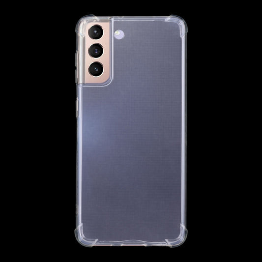 For Samsung Galaxy S21 5G Four-Corner Shockproof Ultra-thin TPU Case(Transparent) - Galaxy S21 5G Cases by buy2fix | Online Shopping UK | buy2fix