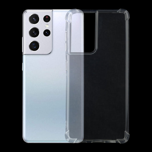 For Samsung Galaxy S21 Ultra 5G Four-Corner Shockproof Ultra-thin TPU Case(Transparent) - Galaxy S21 Ultra 5G Cases by buy2fix | Online Shopping UK | buy2fix