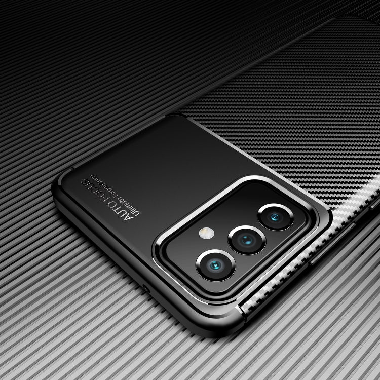 For Samsung Galaxy A82 5G Carbon Fiber Texture Shockproof TPU Case(Blue) by buy2fix