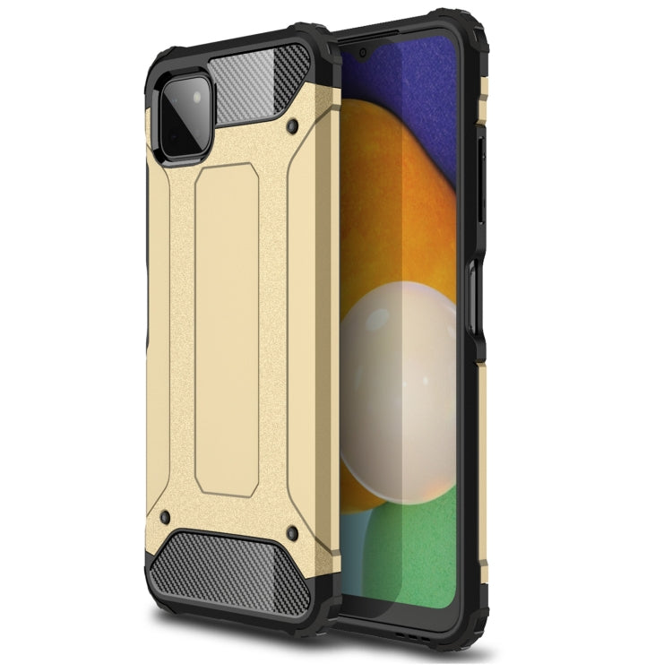 For Samsung Galaxy A22 5G Magic Armor TPU + PC Combination Case(Gold) by buy2fix