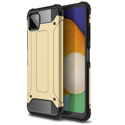 For Samsung Galaxy A22 5G Magic Armor TPU + PC Combination Case(Gold) by buy2fix