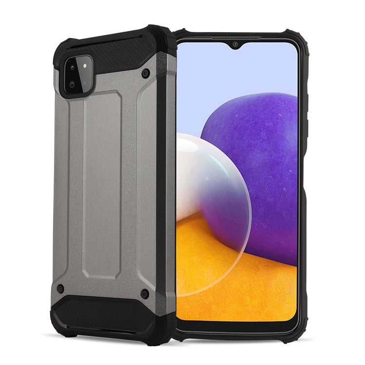 For Samsung Galaxy A22 5G Magic Armor TPU + PC Combination Case (Grey) by buy2fix