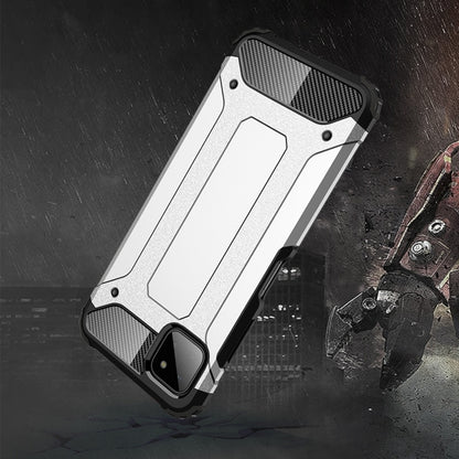 For Samsung Galaxy A22 5G Magic Armor TPU + PC Combination Case(Silver) by buy2fix