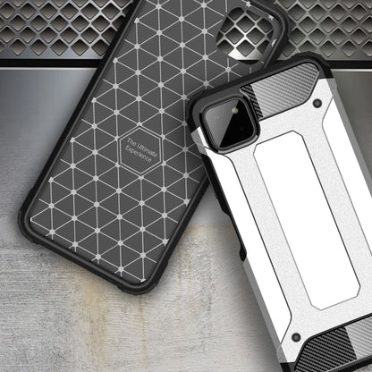 For Samsung Galaxy A22 5G Magic Armor TPU + PC Combination Case(Silver) by buy2fix