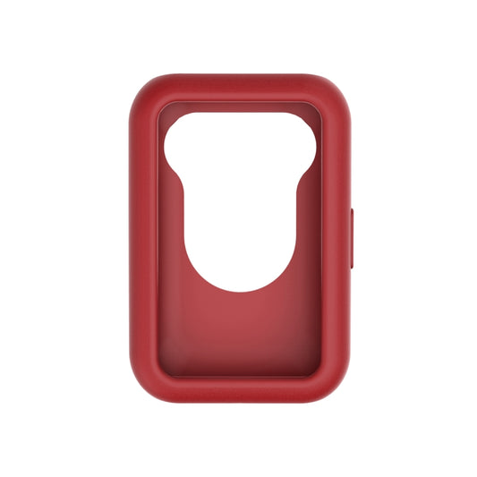 For Huawei Watch Fit Protective Silicone Case + Silicone Watch Band Kit(Wine Red) by buy2fix