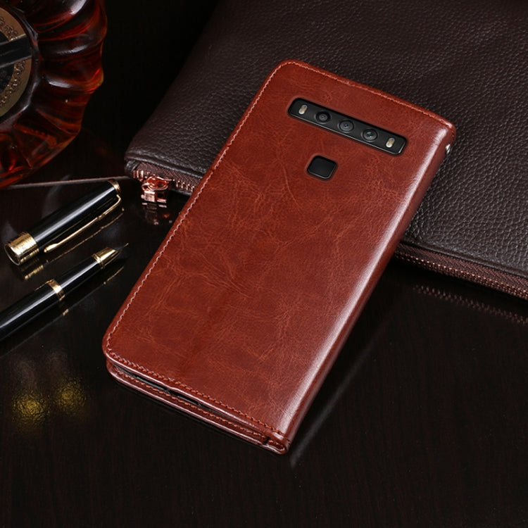 For TCL 10 5G UW idewei Crazy Horse Texture Horizontal Flip Leather Case with Holder & Card Slots & Wallet(Rose Red) - TCL by idewei | Online Shopping UK | buy2fix