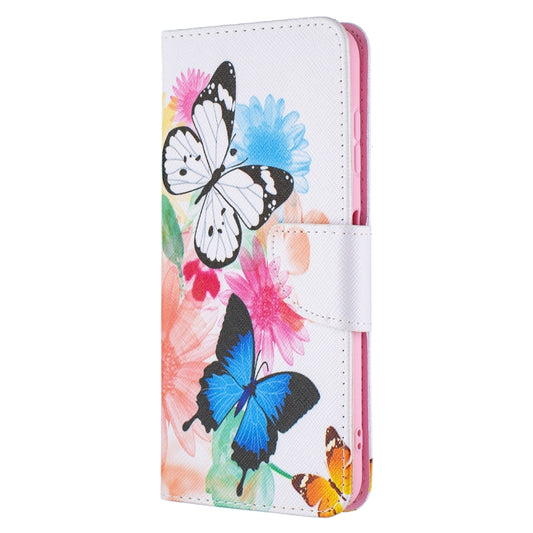 For Nokia G20 / G10 Colored Drawing Pattern Horizontal Flip Leather Case with Holder & Card Slots & Wallet(Butterflies) by buy2fix