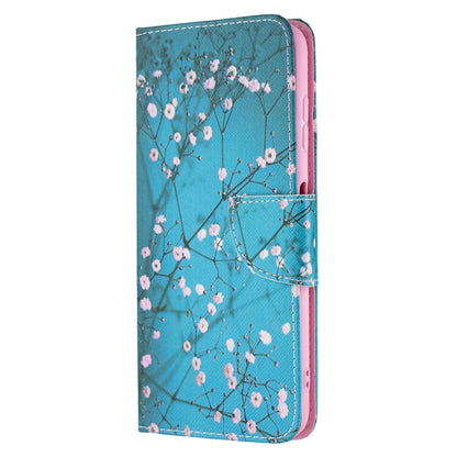 For Nokia G20 / G10 Colored Drawing Pattern Horizontal Flip Leather Case with Holder & Card Slots & Wallet(Plum Blossom) - Nokia Cases by buy2fix | Online Shopping UK | buy2fix