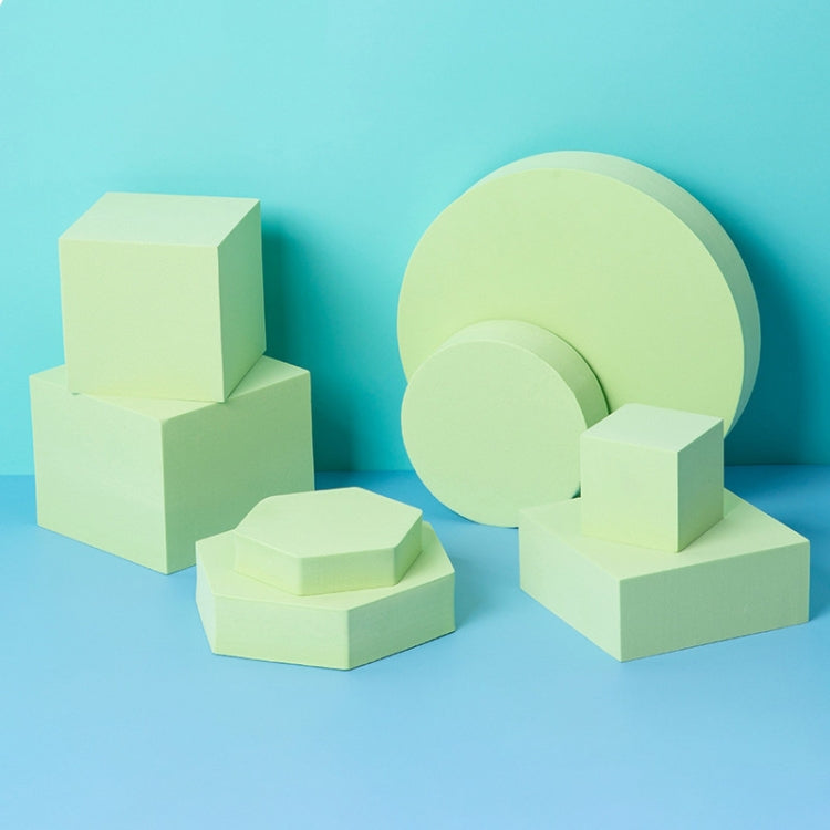 8 in 1 Different Sizes Geometric Cube Solid Color Photography Photo Background Table Shooting Foam Props(Green) - Geometric Props by buy2fix | Online Shopping UK | buy2fix