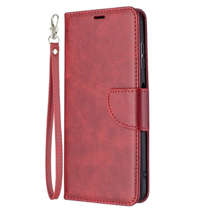 For Nokia G20 / G10 Retro Lambskin Texture Pure Color Horizontal Flip PU Leather Case with Holder & Card Slots & Wallet & Lanyard(Red) by buy2fix