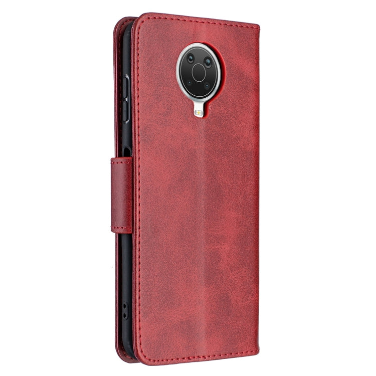 For Nokia G20 / G10 Retro Lambskin Texture Pure Color Horizontal Flip PU Leather Case with Holder & Card Slots & Wallet & Lanyard(Red) by buy2fix