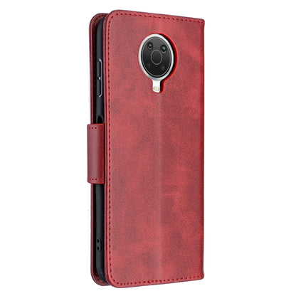 For Nokia G20 / G10 Retro Lambskin Texture Pure Color Horizontal Flip PU Leather Case with Holder & Card Slots & Wallet & Lanyard(Red) by buy2fix