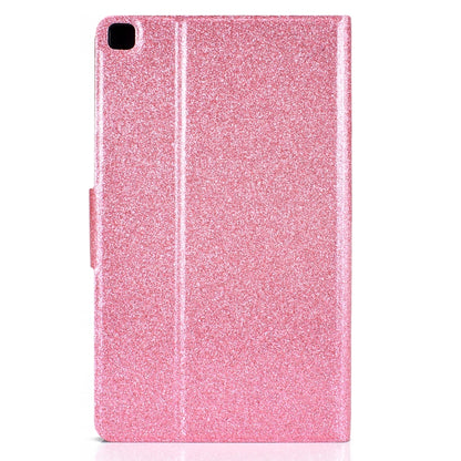 For Samsung Galaxy Tab A7 Lite T220 Glitter Horizontal Flip Leather Case with Holder & Card Slots(Pink) - Other Galaxy Tab PC by buy2fix | Online Shopping UK | buy2fix