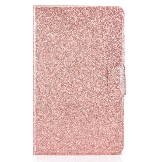 For Samsung Galaxy Tab A7 Lite T220 Glitter Horizontal Flip Leather Case with Holder & Card Slots(Rose Gold) - Other Galaxy Tab PC by buy2fix | Online Shopping UK | buy2fix