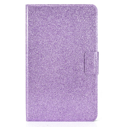 For Samsung Galaxy Tab A7 Lite T220 Glitter Horizontal Flip Leather Case with Holder & Card Slots(Purple) - Other Galaxy Tab PC by buy2fix | Online Shopping UK | buy2fix