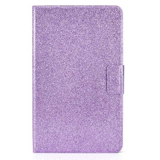 For Samsung Galaxy Tab A7 Lite T220 Glitter Horizontal Flip Leather Case with Holder & Card Slots(Purple) - Other Galaxy Tab PC by buy2fix | Online Shopping UK | buy2fix