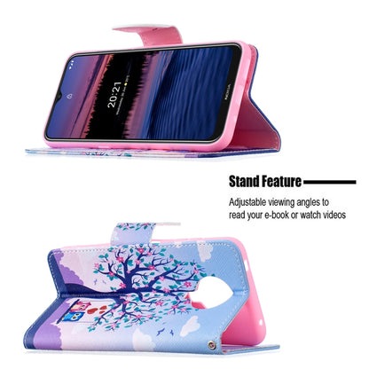 For Nokia G20 / G10 Colored Drawing Pattern Horizontal Flip Leather Case with Holder & Card Slots & Wallet(Owl) by buy2fix