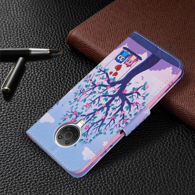For Nokia G20 / G10 Colored Drawing Pattern Horizontal Flip Leather Case with Holder & Card Slots & Wallet(Owl) by buy2fix