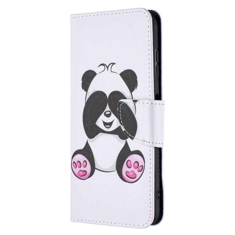 For Nokia G20 / G10 Colored Drawing Pattern Horizontal Flip Leather Case with Holder & Card Slots & Wallet(Panda) by buy2fix