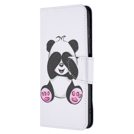 For Nokia G20 / G10 Colored Drawing Pattern Horizontal Flip Leather Case with Holder & Card Slots & Wallet(Panda) by buy2fix