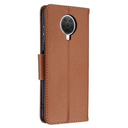 For Nokia G20 / G10 Litchi Texture Pure Color Horizontal Flip Leather Case with Holder & Card Slots & Wallet & Lanyard(Brown) by buy2fix