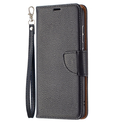 For Samsung Galaxy S21 FE / S21 Lite Litchi Texture Pure Color Horizontal Flip Leather Case with Holder & Card Slots & Wallet & Lanyard(Black) by buy2fix