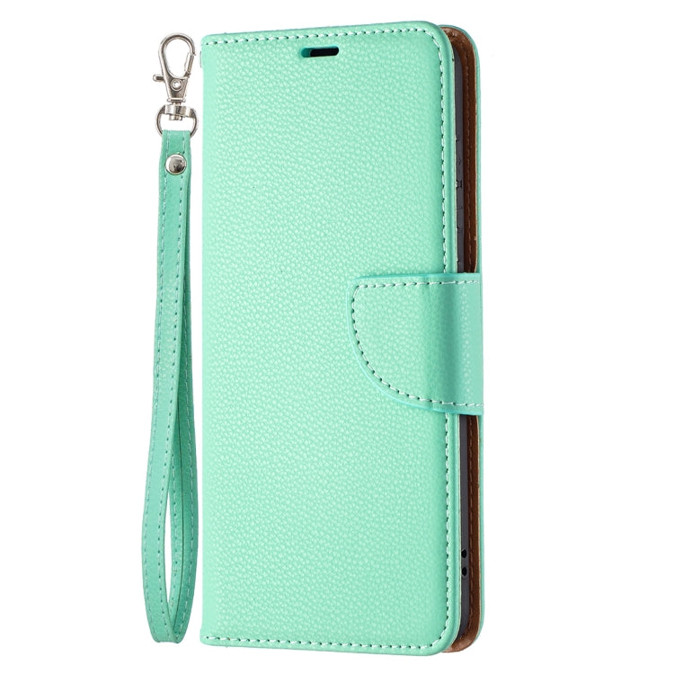 For Samsung Galaxy S21 FE / S21 Lite Litchi Texture Pure Color Horizontal Flip Leather Case with Holder & Card Slots & Wallet & Lanyard(Green) by buy2fix