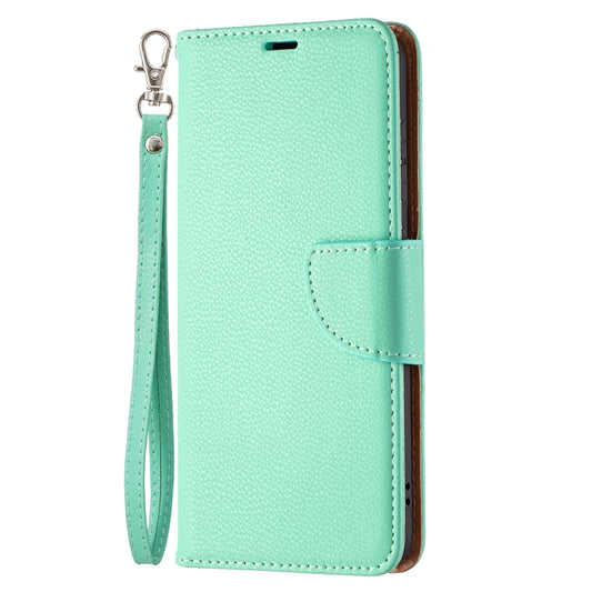 For Samsung Galaxy S21 FE / S21 Lite Litchi Texture Pure Color Horizontal Flip Leather Case with Holder & Card Slots & Wallet & Lanyard(Green) by buy2fix