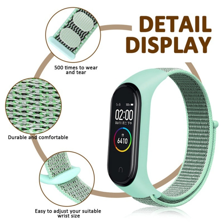 For Xiaomi Mi Band 6 Nylon Weave Watch Bands(Official Black) - Watch Bands by buy2fix | Online Shopping UK | buy2fix