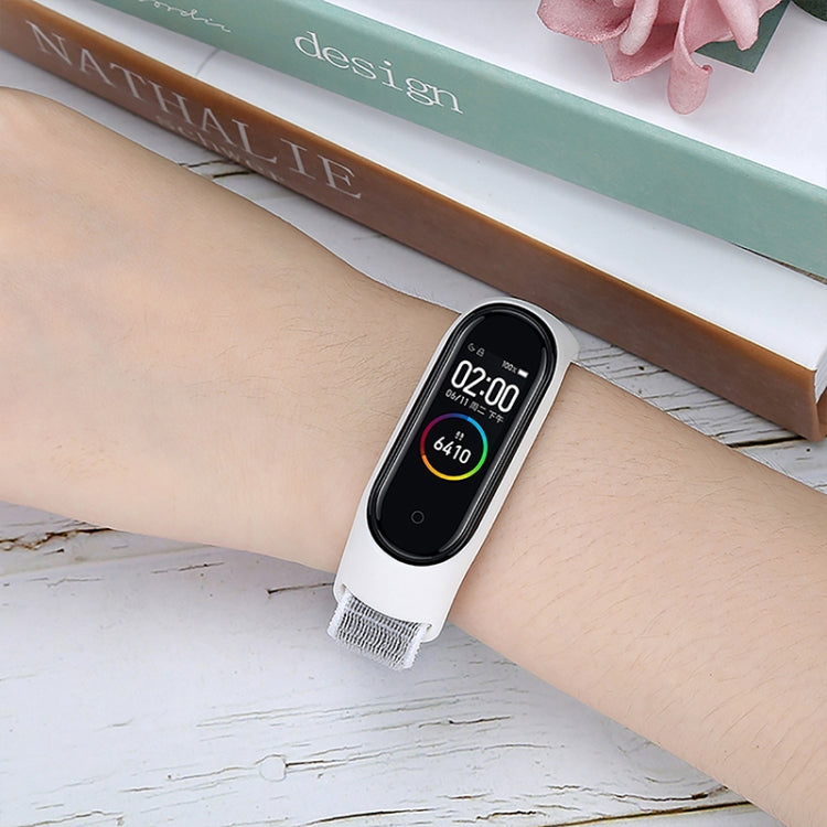 For Xiaomi Mi Band 6 Nylon Weave Watch Bands(Official Black) - Watch Bands by buy2fix | Online Shopping UK | buy2fix