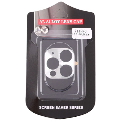 For iPhone 11 Pro Max Rear Camera Lens Protective Lens Film Cardboard Style(Silver) - iPhone 11 Pro Tempered Glass by buy2fix | Online Shopping UK | buy2fix