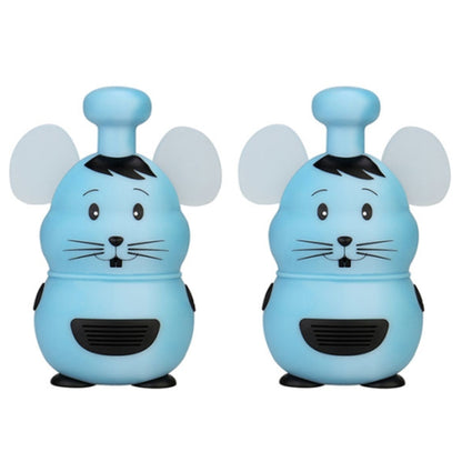 1 Pair RETEVIS RT30M 0.5W EU Frequency PMR446 1CH Mouse Shape Children Handheld Walkie Talkie(Blue) - Children by RETEVIS | Online Shopping UK | buy2fix