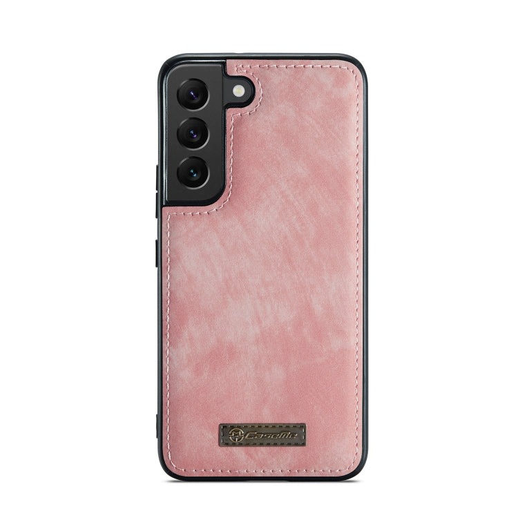 For Samsung Galaxy S21 FE CaseMe 008 Detachable Multifunctional Flip Leather Phone Case(Pink) - Galaxy Phone Cases by CaseMe | Online Shopping UK | buy2fix