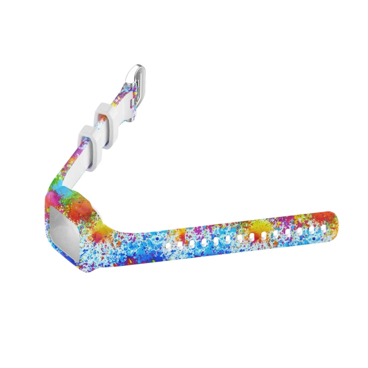 For Garmin Vivofit JR3 Silicone Printing Watch Band(Painted) by buy2fix