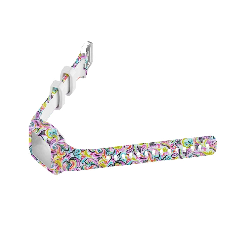 For Garmin Vivofit JR3 Silicone Printing Watch Band(Facial Makeup) by buy2fix