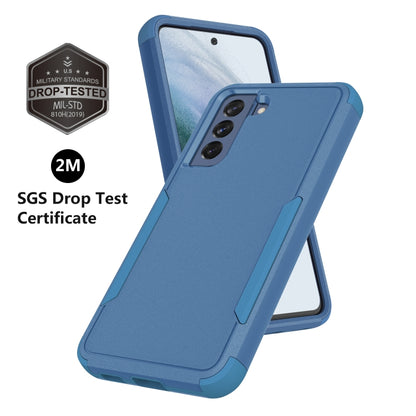 For Samsung Galaxy S21 FE TPU + PC Shockproof Protective Case(Royal Blue) by buy2fix