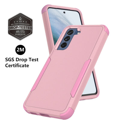 For Samsung Galaxy S21 FE TPU + PC Shockproof Protective Case(Pink) by buy2fix