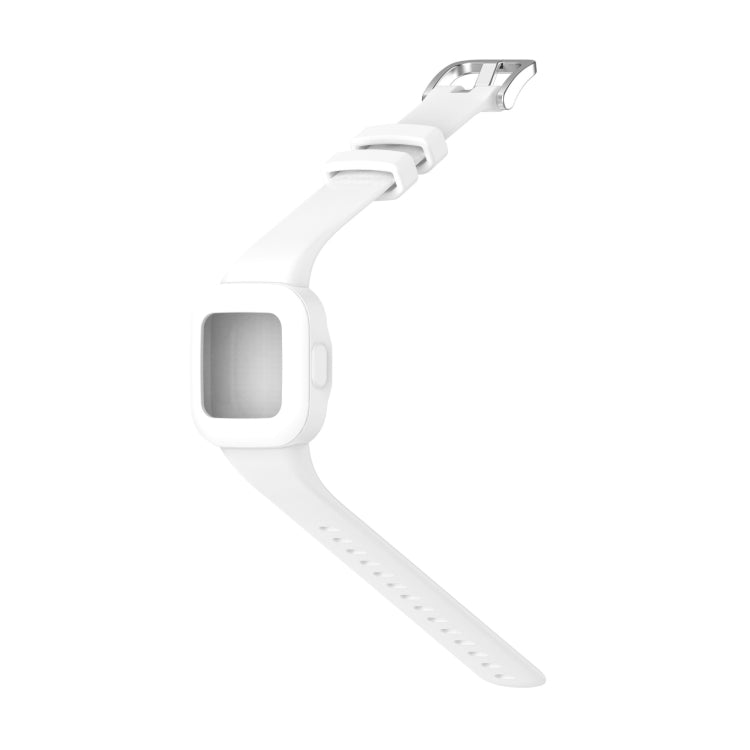 For Garmin Vivofit JR3 Silicone Pure Color Watch Band(White) by buy2fix