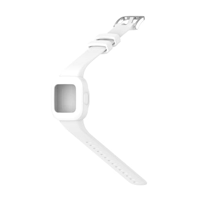 For Garmin Vivofit JR3 Silicone Pure Color Watch Band(White) by buy2fix