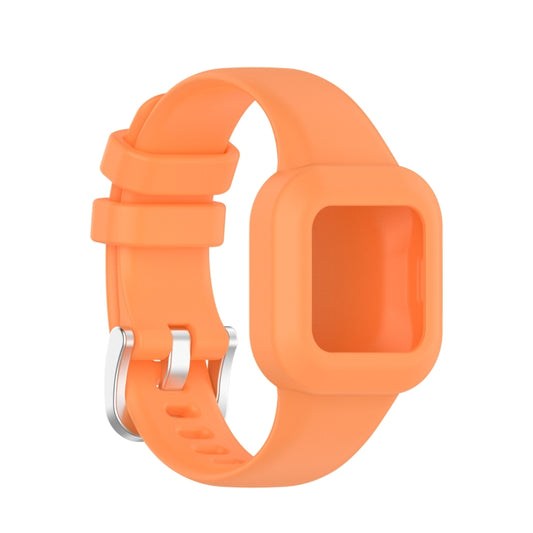 For Garmin Vivofit JR3 Silicone Pure Color Watch Band(Orange) - Watch Bands by buy2fix | Online Shopping UK | buy2fix