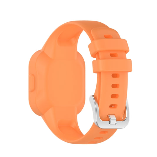 For Garmin Vivofit JR3 Silicone Pure Color Watch Band(Orange) - Watch Bands by buy2fix | Online Shopping UK | buy2fix