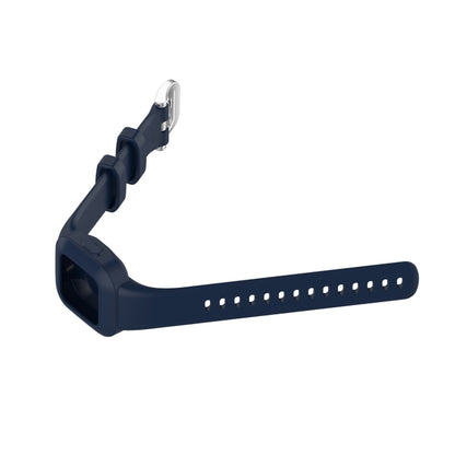 For Garmin Vivofit JR3 Silicone Pure Color Watch Band(Dark Blue) - Watch Bands by buy2fix | Online Shopping UK | buy2fix