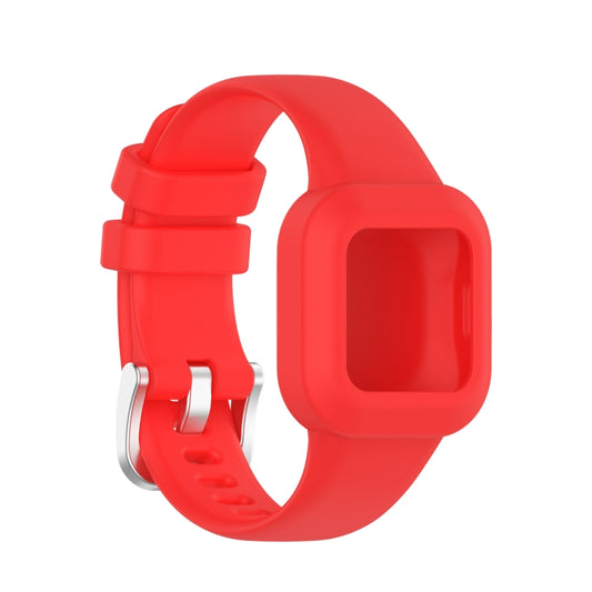 For Garmin Vivofit JR3 Silicone Pure Color Watch Band(Red) - Watch Bands by buy2fix | Online Shopping UK | buy2fix
