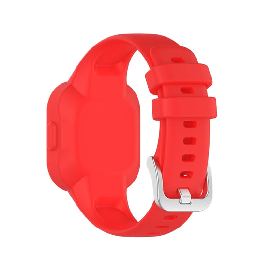 For Garmin Vivofit JR3 Silicone Pure Color Watch Band(Red) - Watch Bands by buy2fix | Online Shopping UK | buy2fix