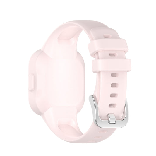 For Garmin Vivofit JR3 Silicone Pure Color Watch Band(Pink) - Watch Bands by buy2fix | Online Shopping UK | buy2fix