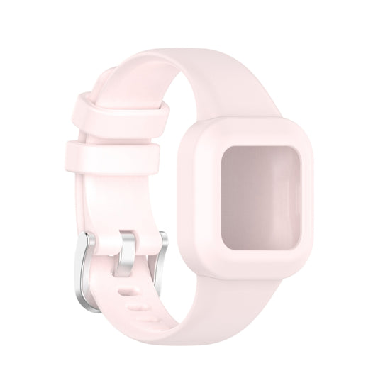 For Garmin Vivofit JR3 Silicone Pure Color Watch Band(Pink) - Watch Bands by buy2fix | Online Shopping UK | buy2fix