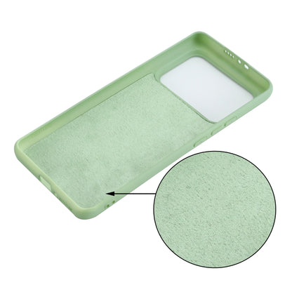 For Xiaomi Mi 11 Ultra Solid Color Liquid Silicone Dropproof Full Coverage Protective Case(Green) - Xiaomi Cases by buy2fix | Online Shopping UK | buy2fix