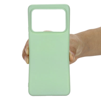 For Xiaomi Mi 11 Ultra Solid Color Liquid Silicone Dropproof Full Coverage Protective Case(Green) - Xiaomi Cases by buy2fix | Online Shopping UK | buy2fix