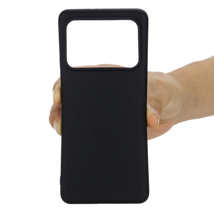 For Xiaomi Mi 11 Ultra Solid Color Liquid Silicone Dropproof Full Coverage Protective Case(Black) - Xiaomi Cases by buy2fix | Online Shopping UK | buy2fix